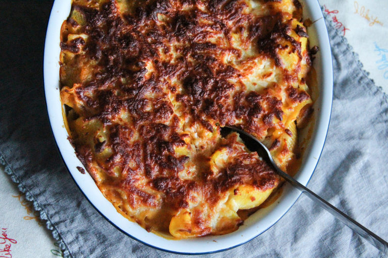 Pumpkin and Fennel Pasta Bake