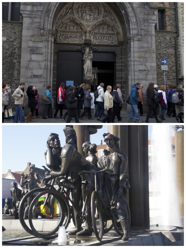 Crowds of tourist/Concert Hall square
