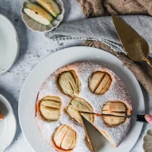 german apple cake versunkener apfelkuchen