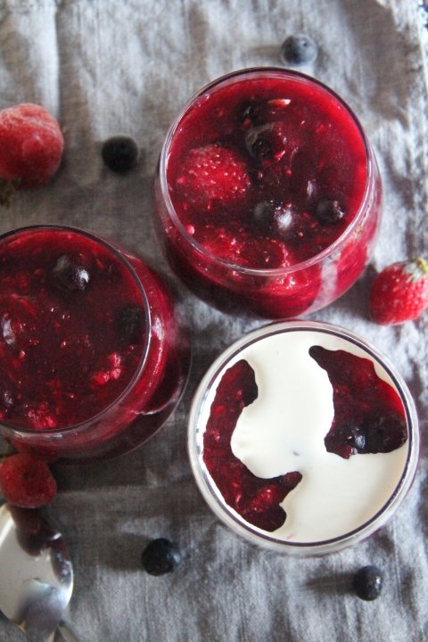 Rote Grutze - Berry Pudding