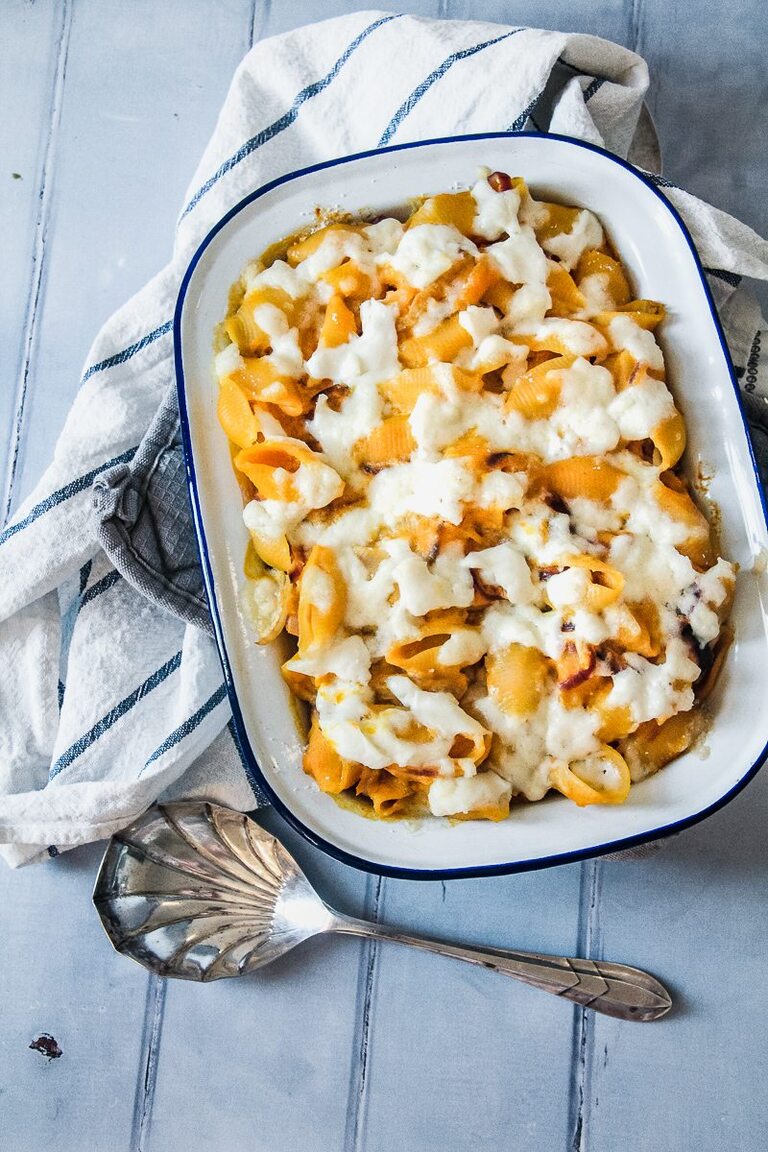 Pumpkin and Fennel Pasta Bake