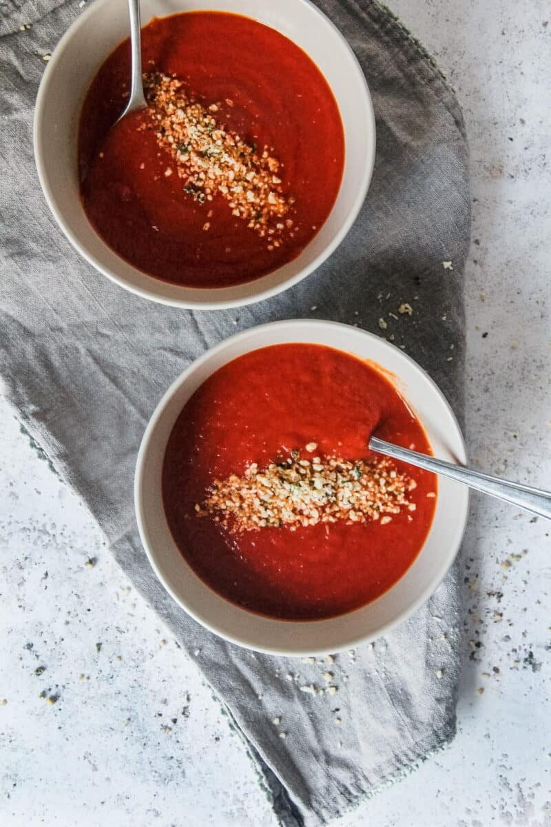 vegan creamy tomato soup