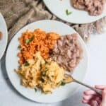 huevos a la mexicana–mexican scrambled eggs