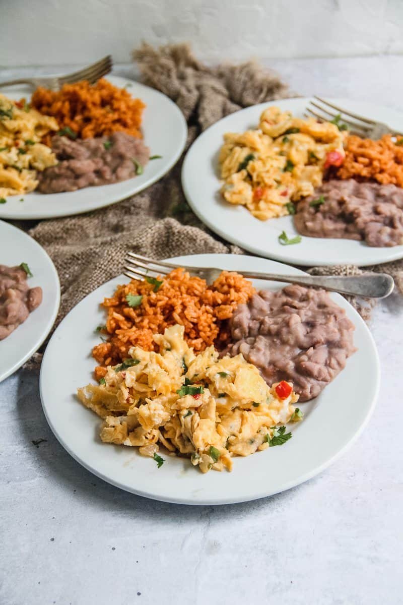 traditional Mexican scrambled eggs