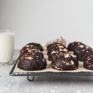 caramelized white chocolate cookies