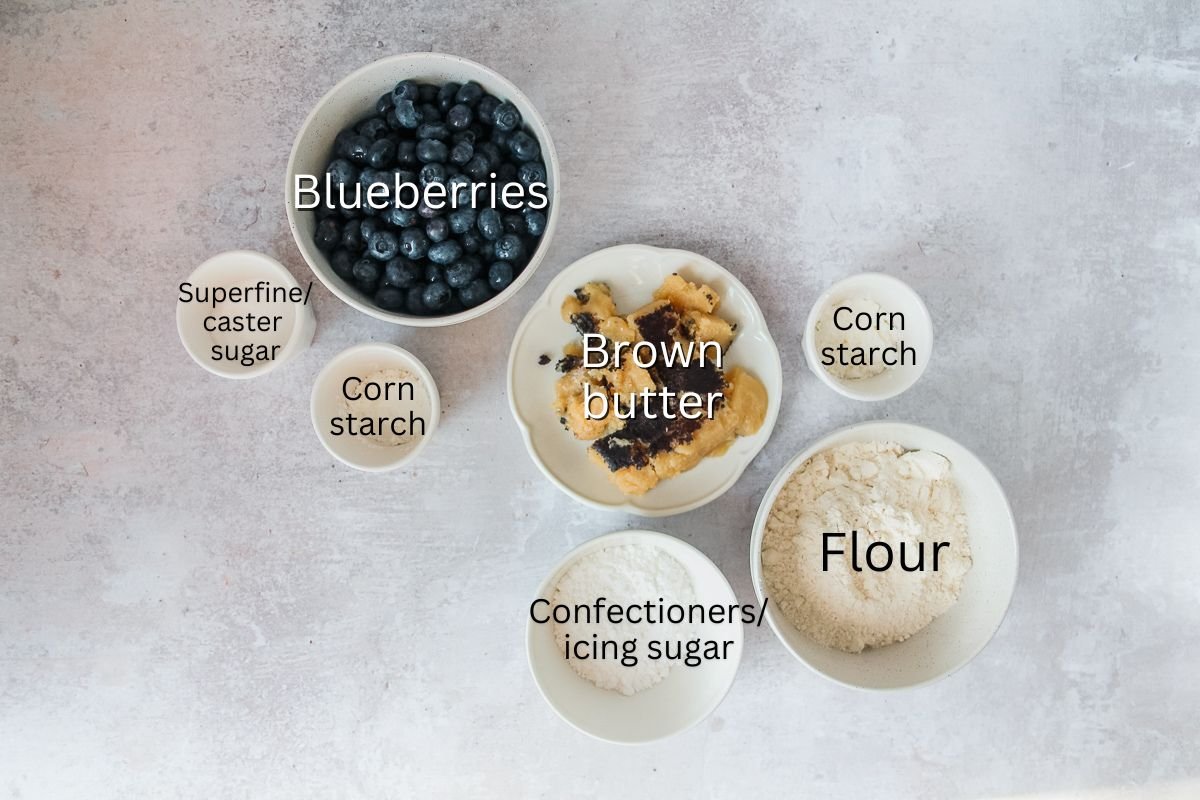 Blueberry Bars Ingredients