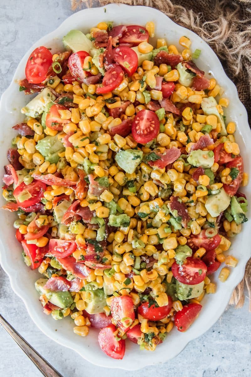 Corn Pesto Salad