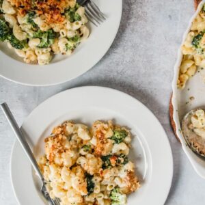 mac and cheese with broccoli