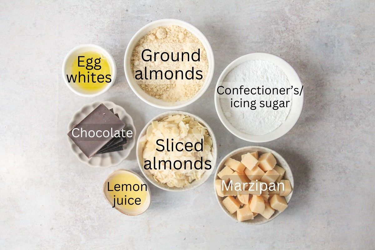 German Almond Horns (Mandelhoernchen)