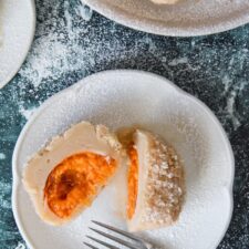 Marillenknödel Austrian apricot dumplings