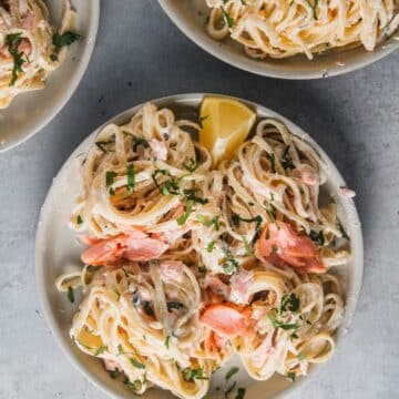 creamy salmon pasta