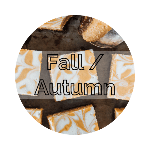 Fall/Autumn recipes