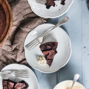 kladdkaka cake - swedish fudge cake