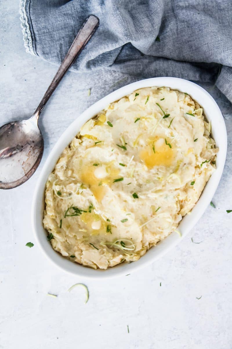 mashed potatoes with heavy cream