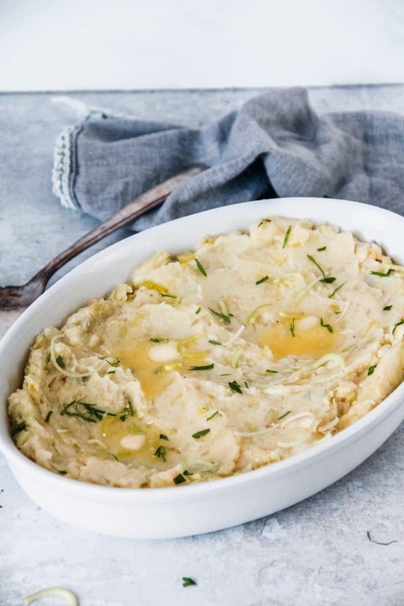 mashed potatoes with leeks