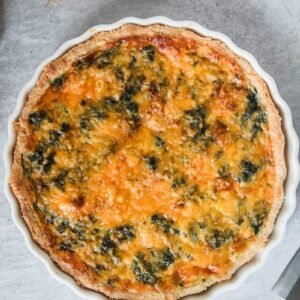 spinach quiche recipe easy