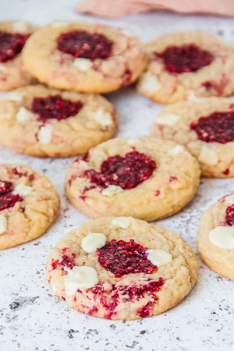 white chocolate raspberry cookies recipe