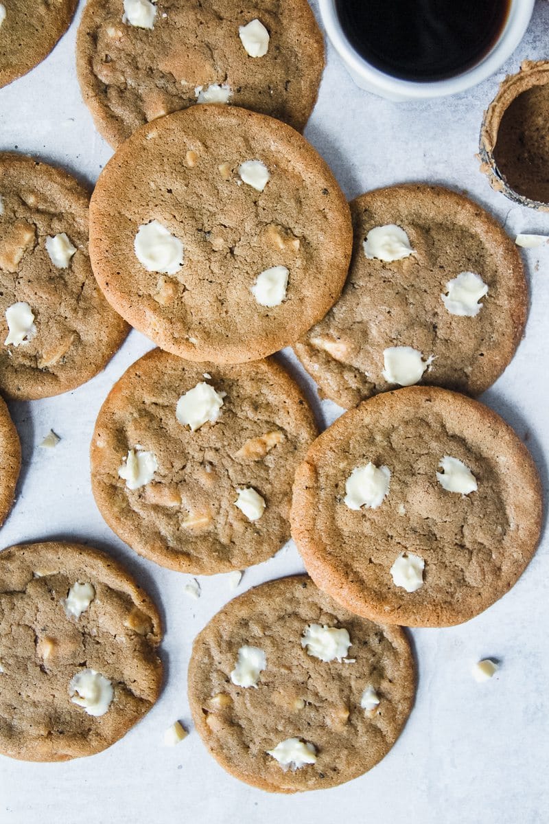 White Chocolate Mocha Cookies